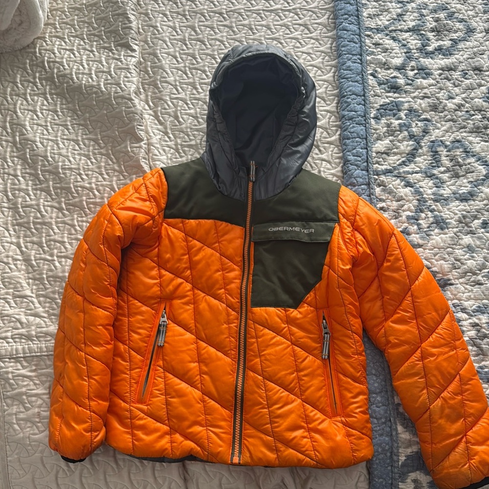 Obermeyer Boys Puffer Coat - size 7
